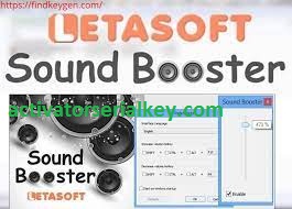 letasoft sound booster Crack With product key Free Download 2021