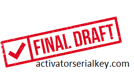 Final Draft 12.0.5.82.1 Crack with Activation Key Free Download [2022]